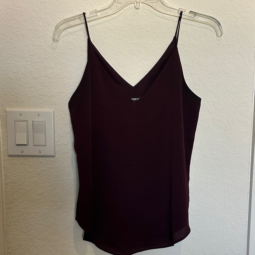 Express Deep Burgundy Camisole